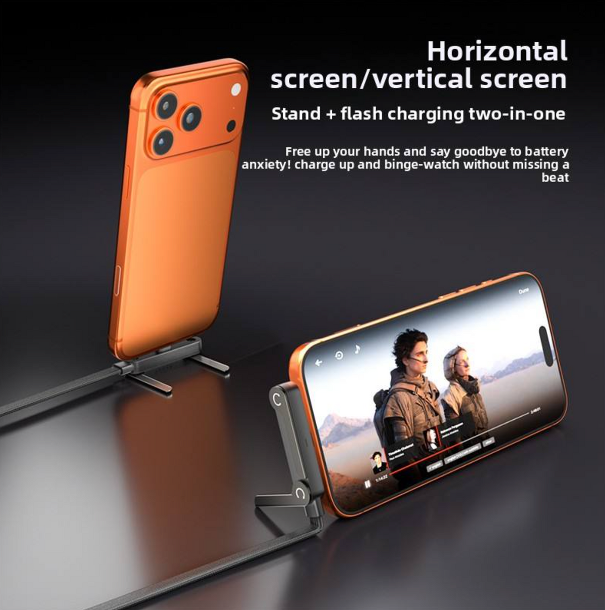 High-Speed Charging & Adjustable Mobile Stand