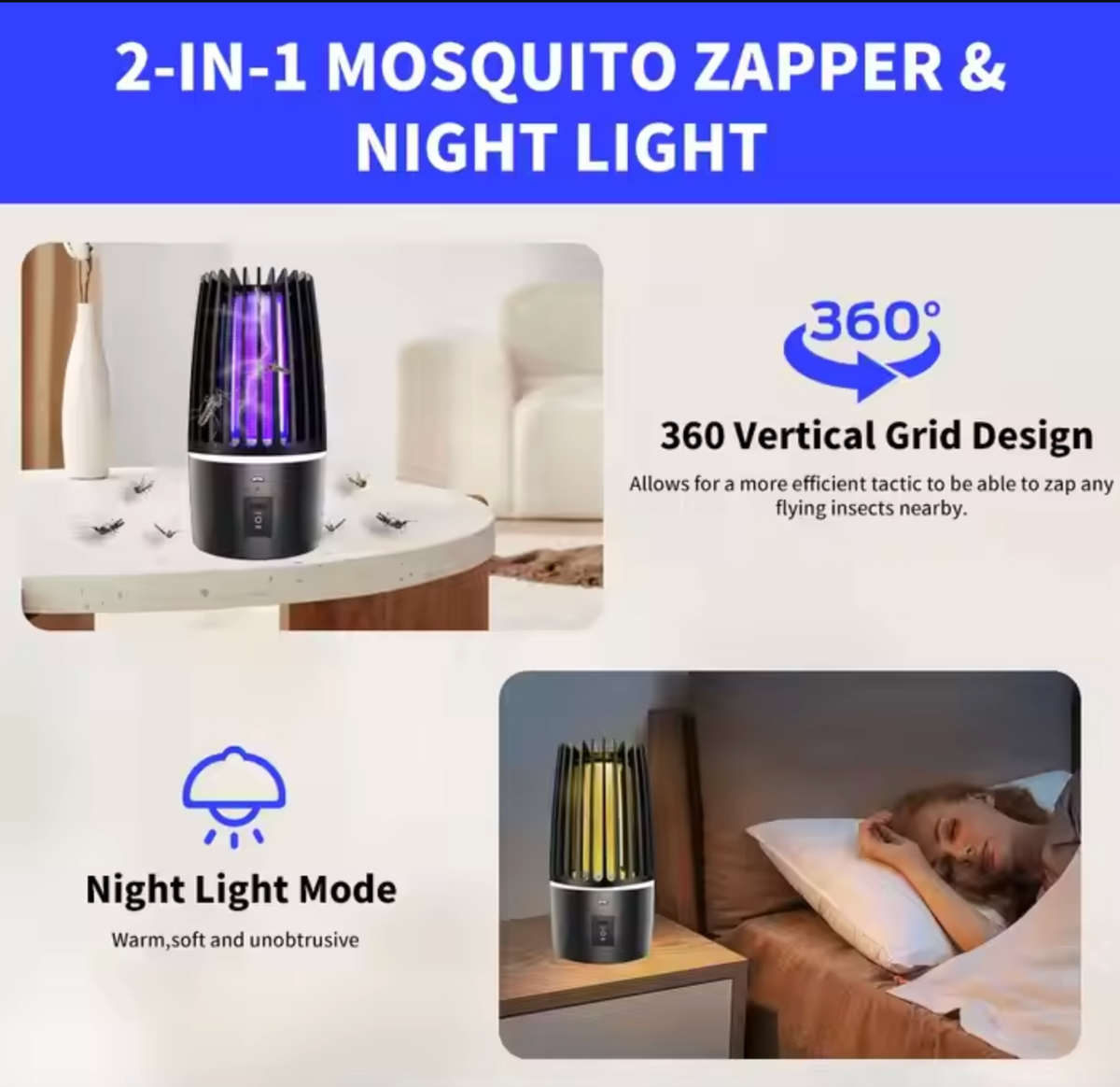 USB Rechargeable Electric Mosquito Killer