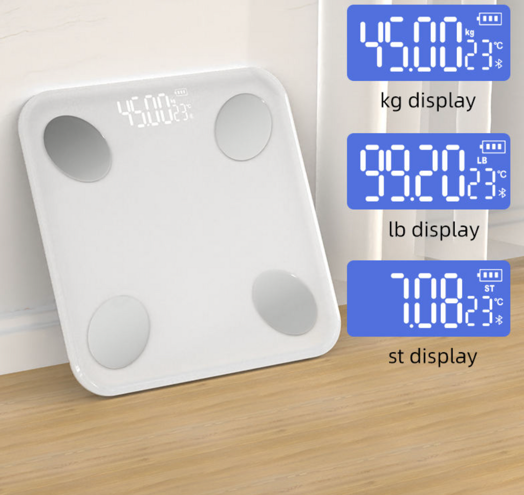 Smart 180KG Digital BMI & Body Fat Bathroom Scale